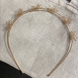 Gold Floral Headband